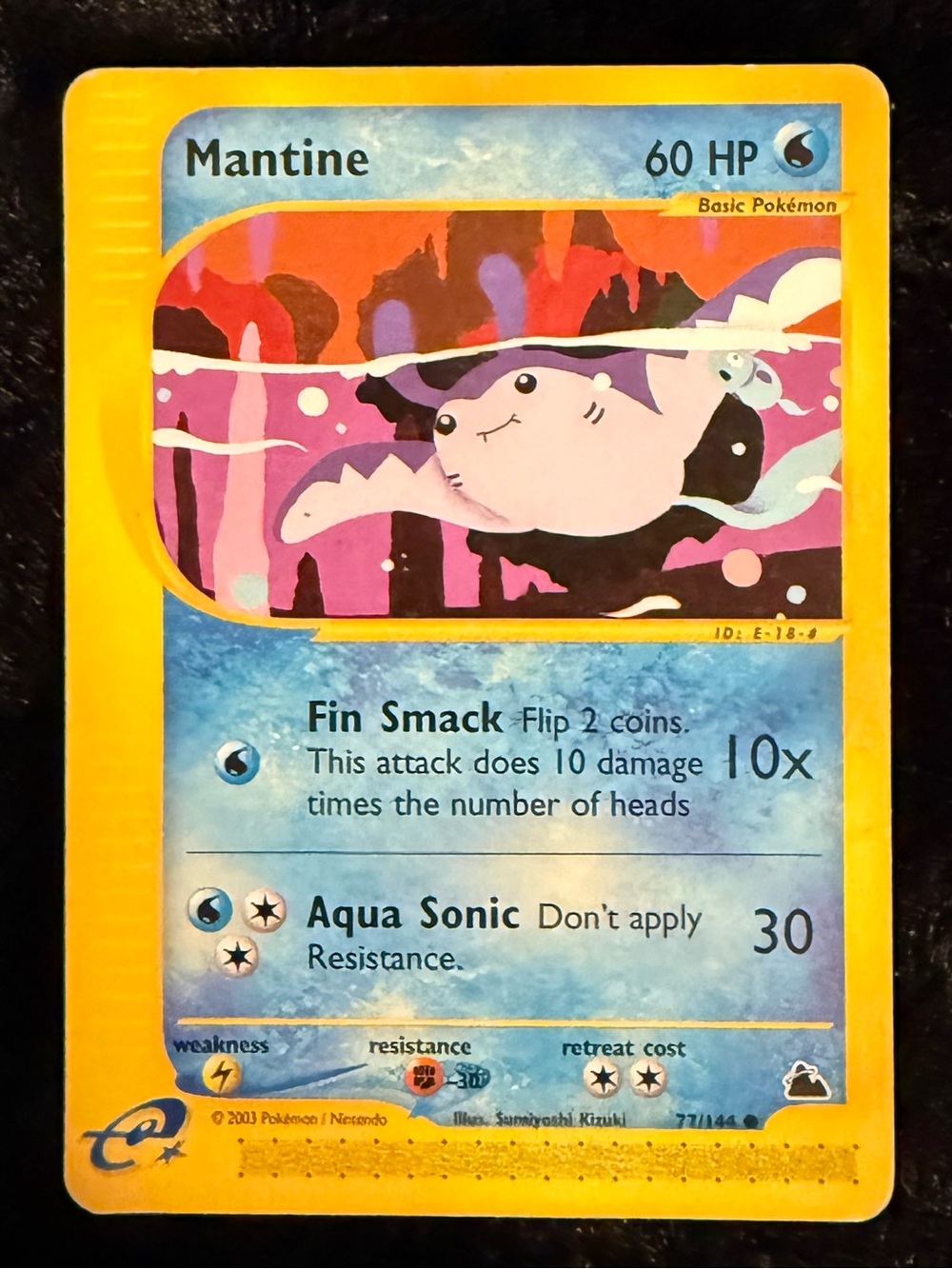 Pokémon Mantine Card #77/144
